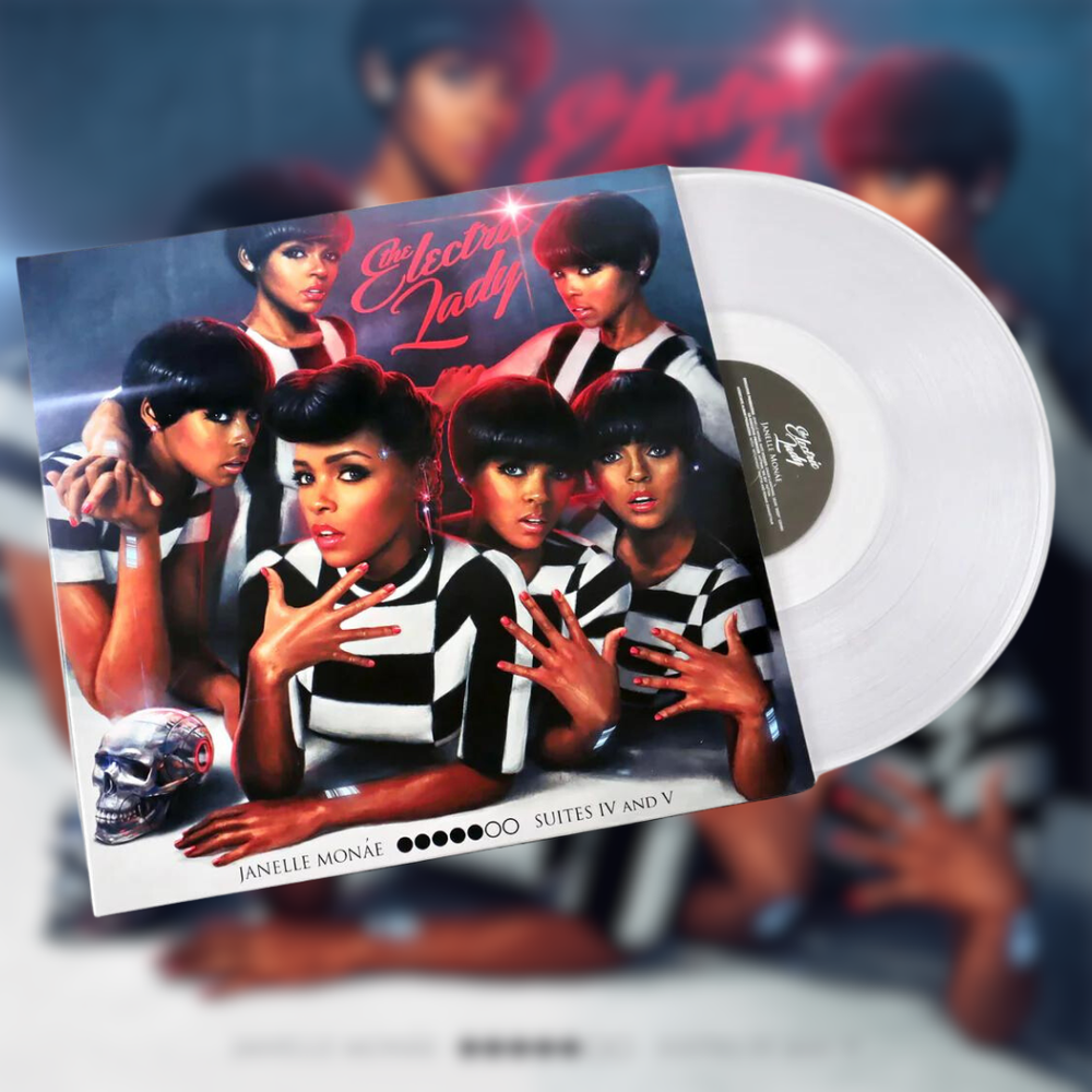 The Electric Lady- Janelle Monae Clear Vinyl LP — Vertigo Vinyl
